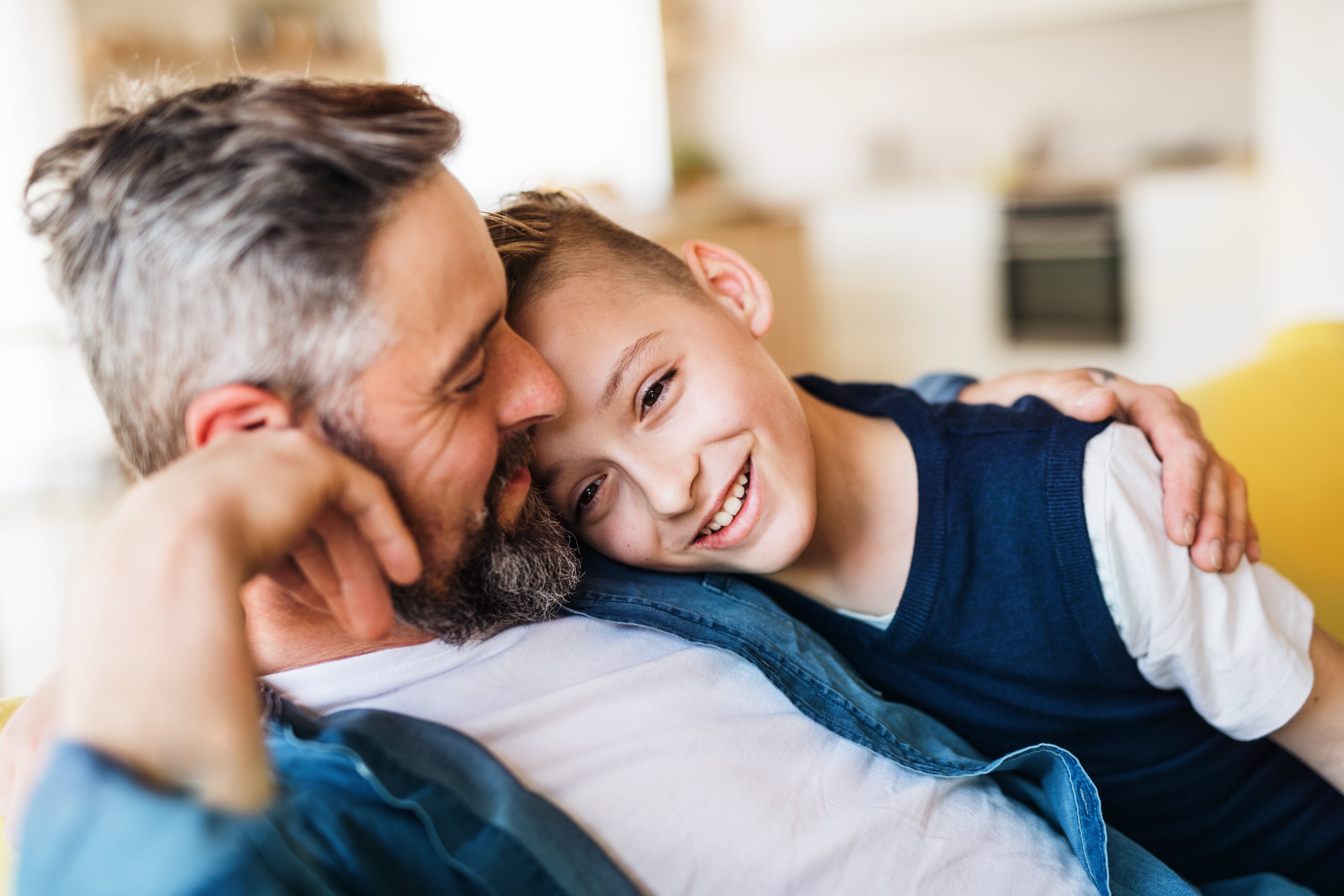 father and son in Suffolk County, NY